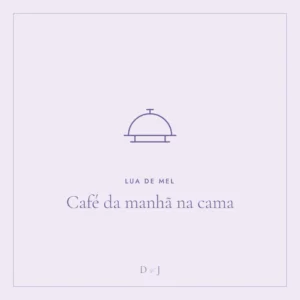 Ilustração do presente: Café da manhã na cama
