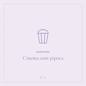 Ilustração do presente: Cinema com pipoca