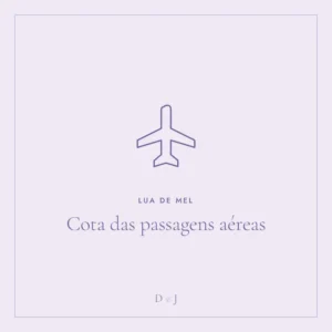 Ilustração do presente: Cota das passagens aéreas