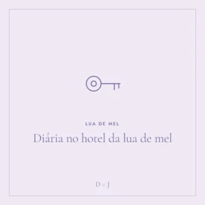 Ilustração do presente: Diária no hotel da lua de mel