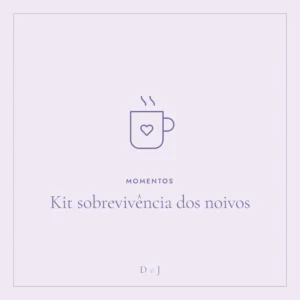 Ilustração do presente: Kit sobrevivência dos noivos