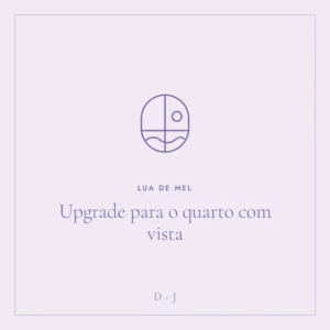 Ilustração do presente: Upgrade para o quarto com vista
